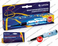 Многофункциональная индикаторная отвертка SAFELINE 5 в 1 MS-18 - Интернет магазин Korona-plus Екатеринбург